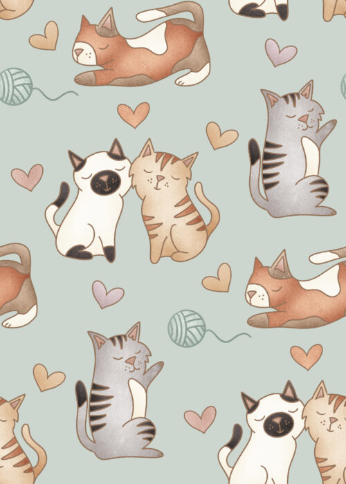 Krystal Winn - Kitty Love Cats Baby Mint