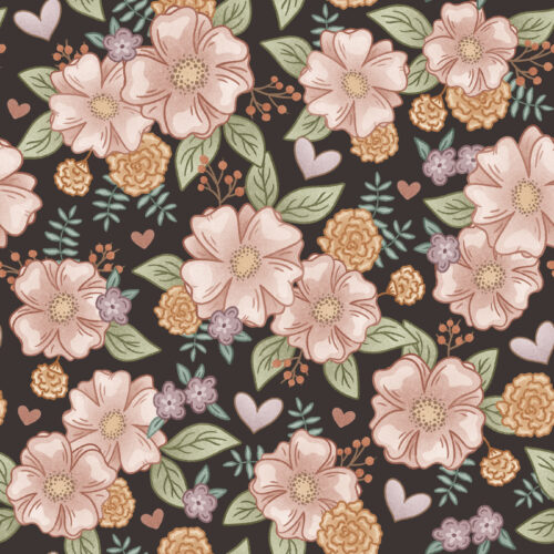 Krystal Winn - Kitty Love Floral Black