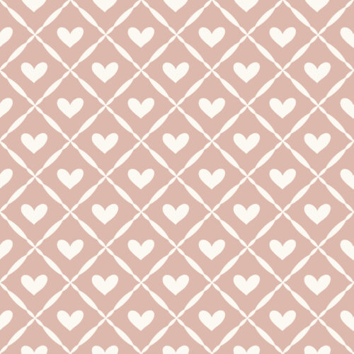 Krystal Winn - Kitty Love Heart Lattice Pink