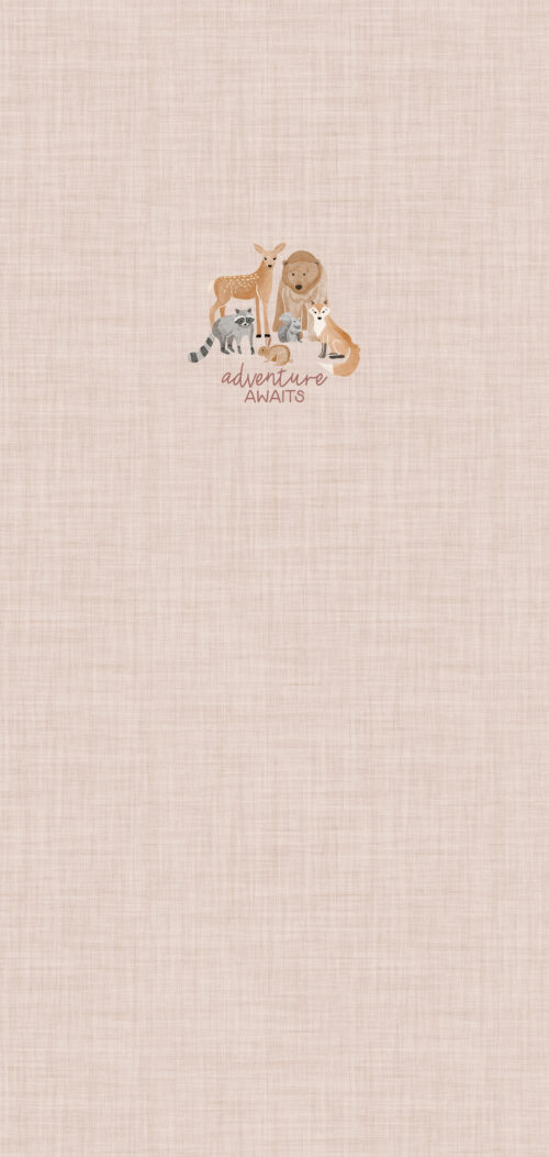 LBK Panel adventure awaits linen pink