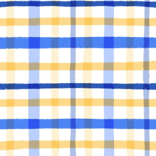 Lemonwhiteblueplaid