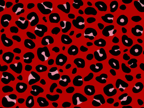 Hip Kid Design - Leopard Print in Red and Pink