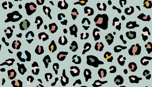 Hip Kid Design - Leopard on Aqua Haze