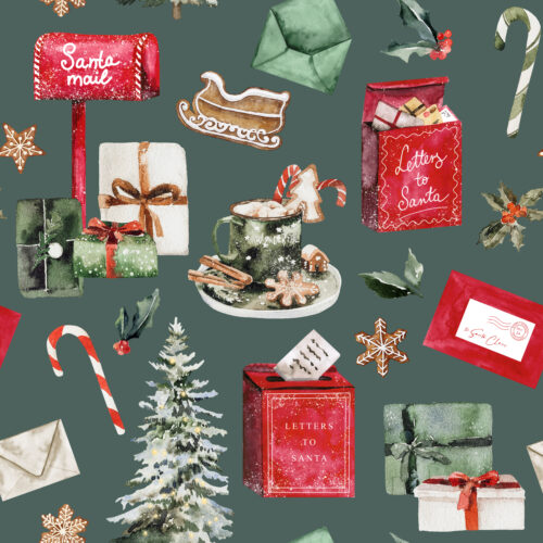 Hip Kid Design - Letters to Santa on Evergreen