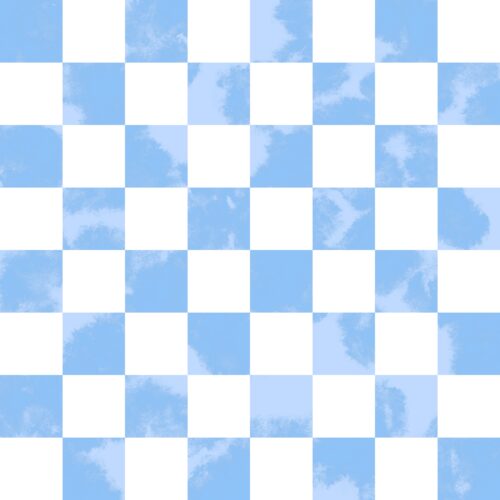 Lindsay Anne - Light Blue Wstercooor Checker