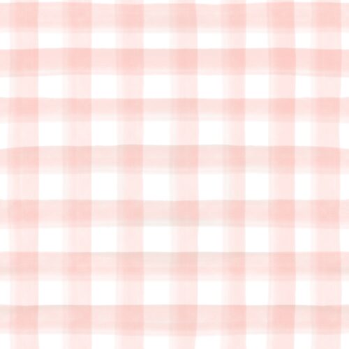 Light Pink Hand Drawn Plaid