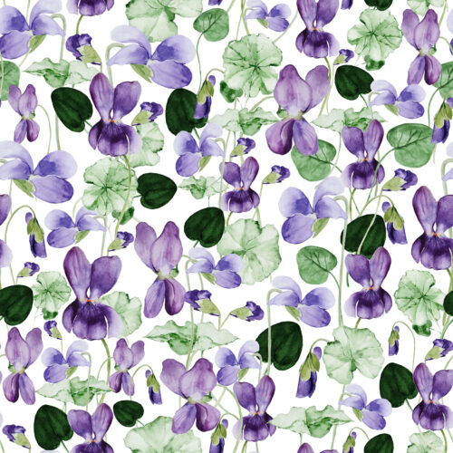 Hip Kid Design - Lilac Watercolor Floral