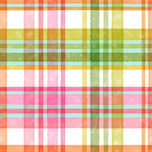 Lindsay Anne - Lily Plaid Poolside Turquoise