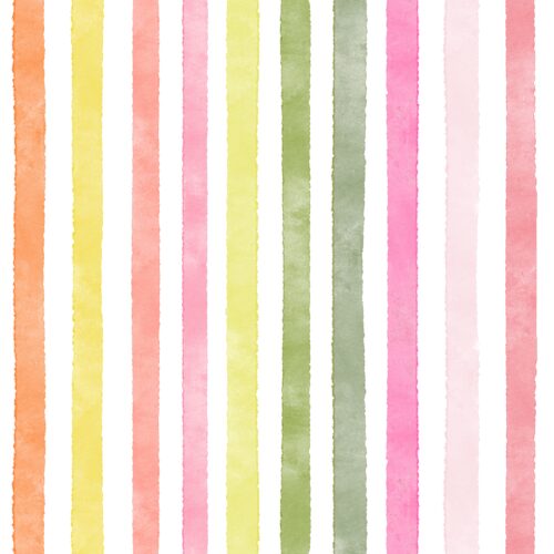 Lindsay Anne - Lily Summer Simple Stripe White
