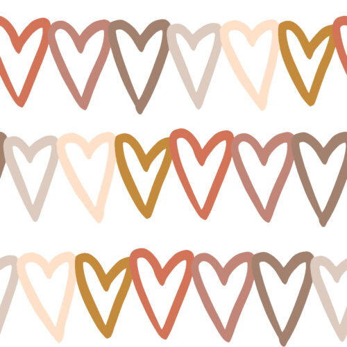 Indy Bloom Designs - Linked Hearts In White 01