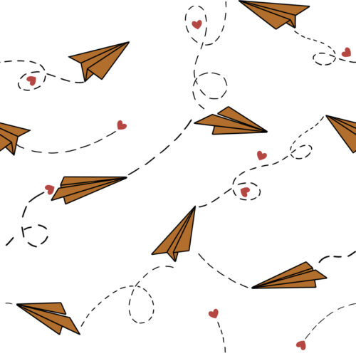 Hip Kid Design - Love Letters Paper Airplanes