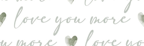 Hip Kid Design - Love You More in Mint Sage