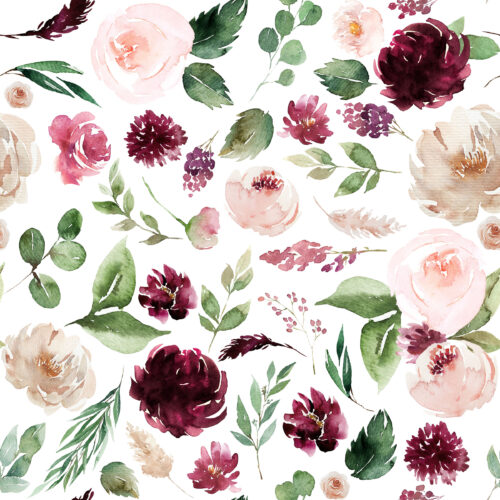 Hip Kid Design - Lovestruck Florals on White