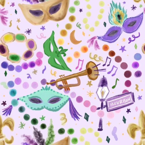 Mardi Gras Party Purple