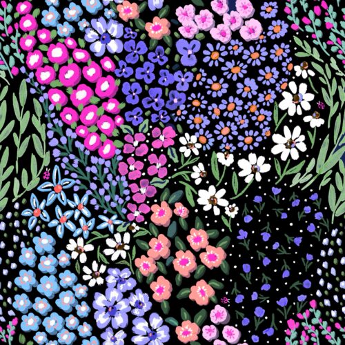 Lindsay Anne - Meadow Maze Blk Laa