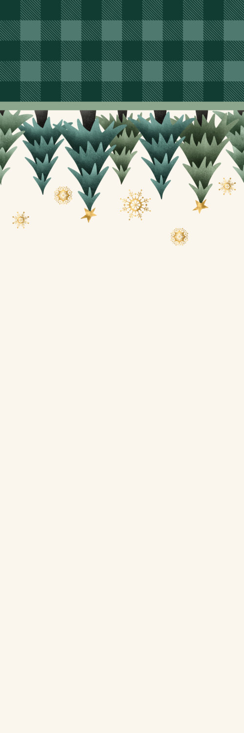 Krystal Winn - Merry Little Christmas Trees Single Border