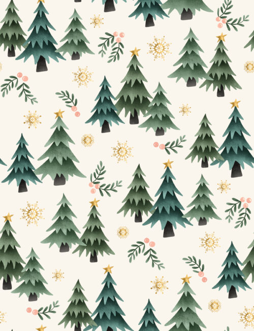 Krystal Winn - Merry Little Tree Farm Cream