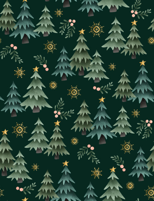 Krystal Winn - Merry Little Tree Farm Dark Emerald