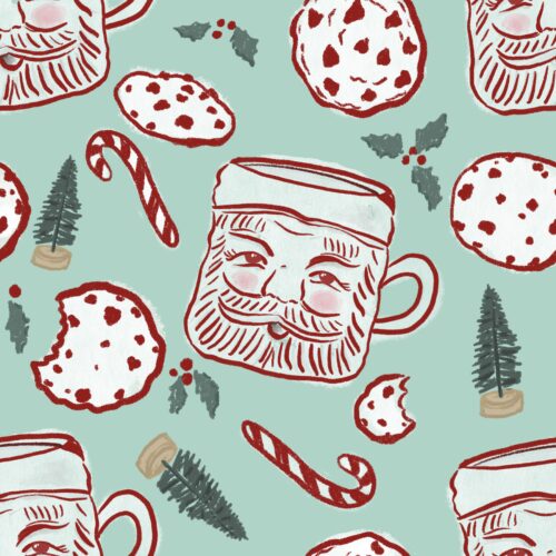 Merry Mint And Red Candy Cane