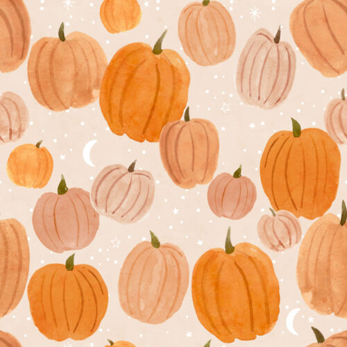 Hip Kid Design - Midnight Pumpkins on Bianca