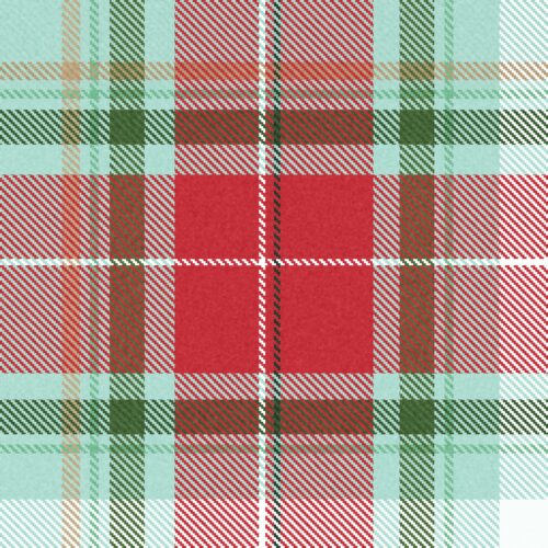 Mint Holiday Plaid