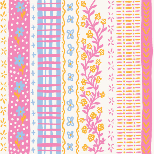 Vivie & Ash - Mixed Vertical Stripe Floral Sp25