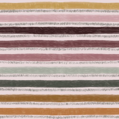 Lindsay Anne - Moody Boho Stripe Faded Lilac