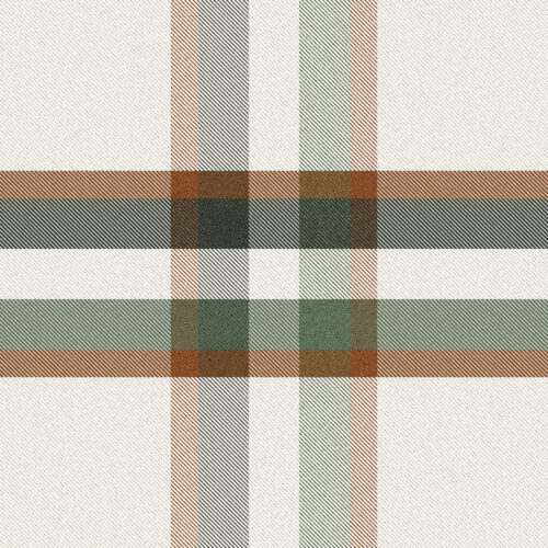 Hip Kid Design - Moss, Dark Olive and Copper Plaid