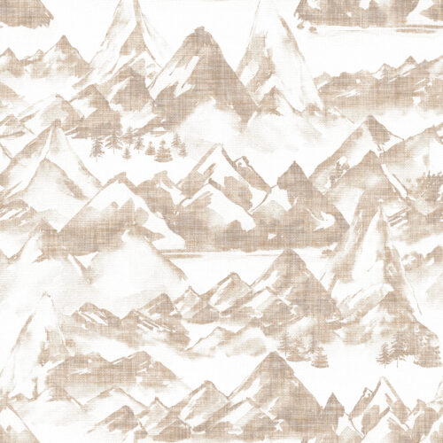 Hip Kid Design - Mountain Landscape Watercolor Texture