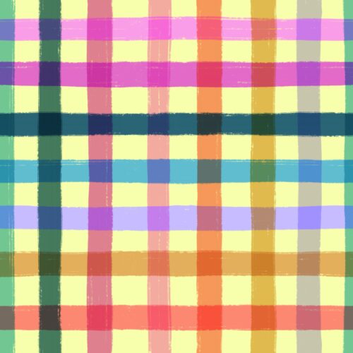 Lindsay Anne - Multi Plaid Bright Lemon