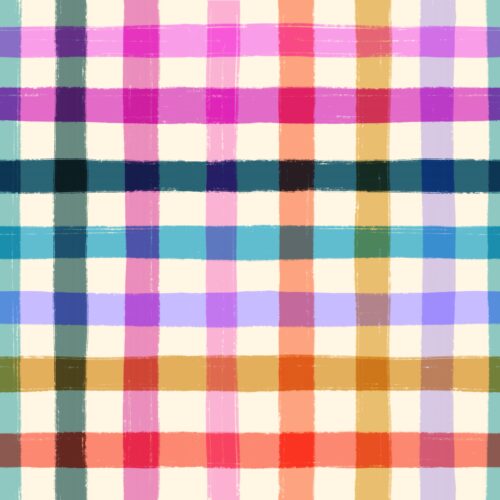 Lindsay Anne - Multi Plaid Cream