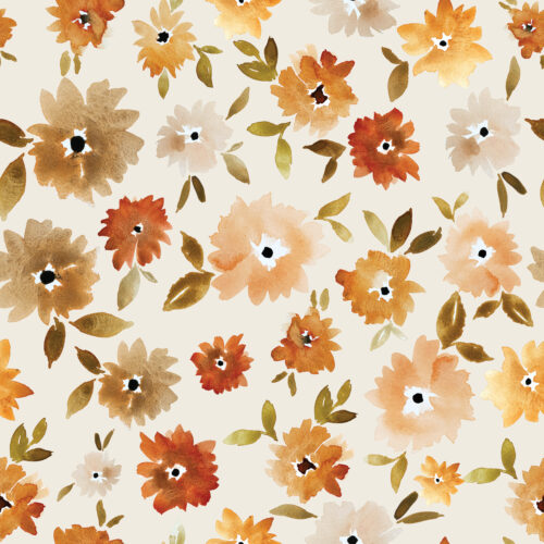 Indy Bloom Designs - Mums In Cream