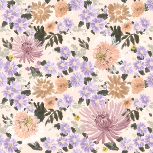 Lindsay Anne - Mums In Bloom Boho Pink Cream
