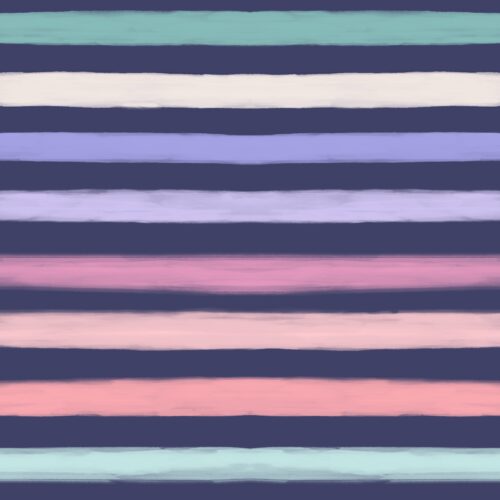 Lindsay Anne - Navy Multi Stripe