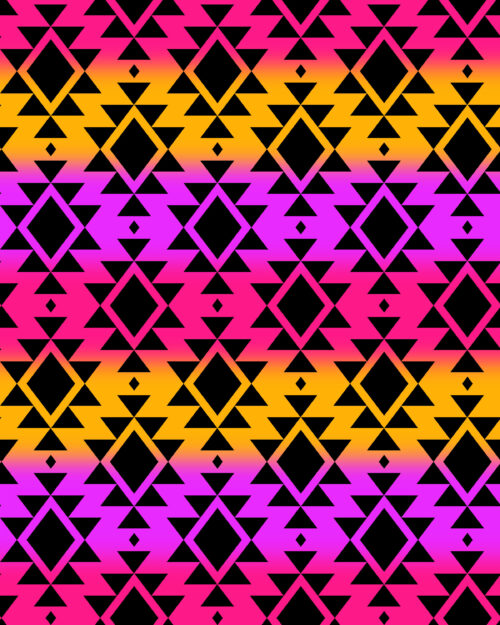 Krystal Winn - Neon Moon Western Ombre Pink