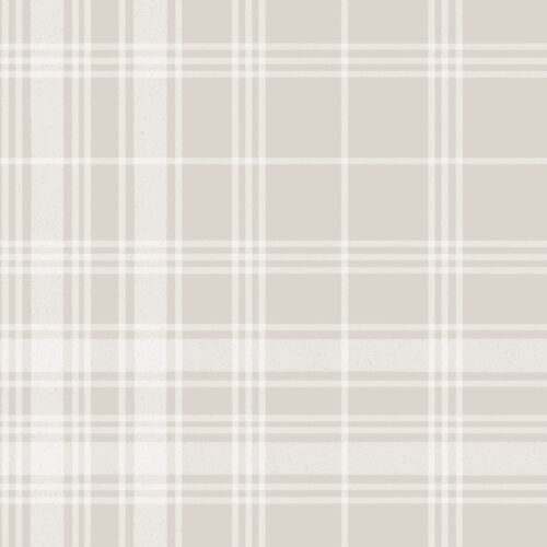 Hip Kid Design - Neutral Farmhouse Plaid in Greige
