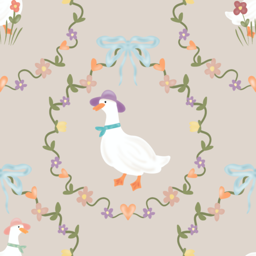 Spring in to Summer - Neutral Goose