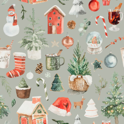 Hip Kid Design - Noel on Gray Sage