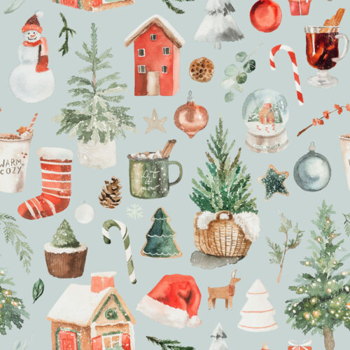 Hip Kid Design - Noel on Silvery Blue