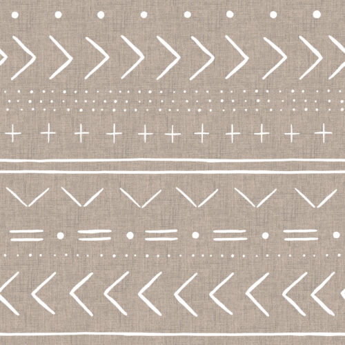 Hip Kid Design - Oatmeal Greige Mud Cloth