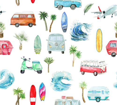 Hip Kid Design - Ocean Vintage Beach