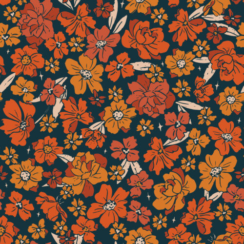 Juniper Row - October Blooms