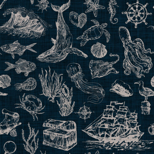 Hip Kid Design - Old Seas on Navy