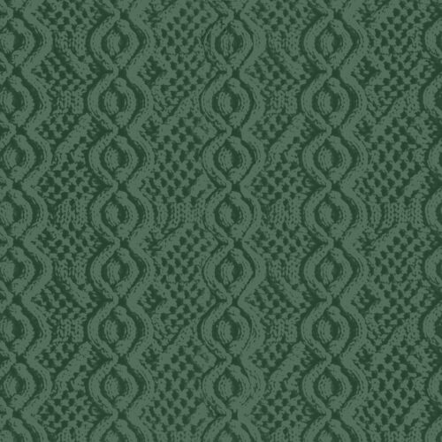 Olive Green Cable Knit