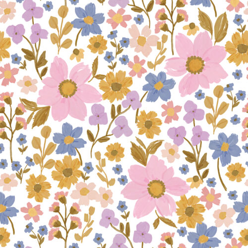 Indy Bloom Designs - Open Golden Pansy Fields