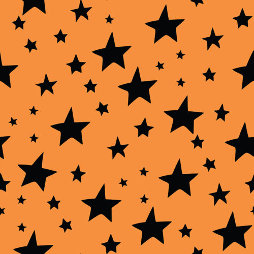 Indy Bloom Designs - Orange Stars 3x3