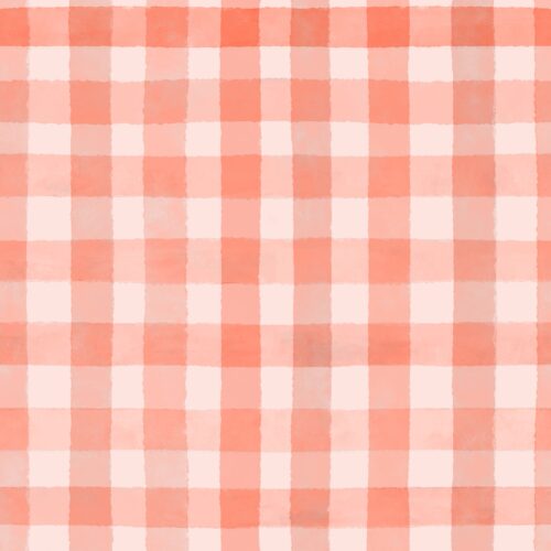 Lindsay Anne - Orange Gingham Plaid