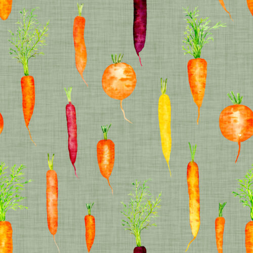 Hip Kid Design - Organic Carrots on Sage Ash