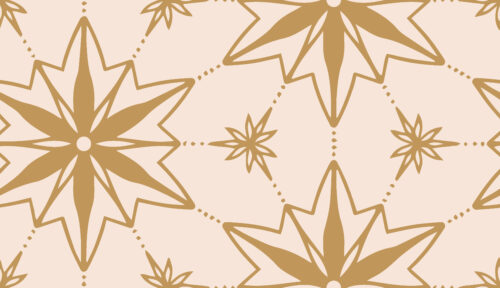 Indy Bloom Designs - Ornament Stars In Blush 01