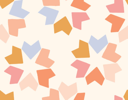 Indy Bloom Designs - Paper Hearts 7x5.4